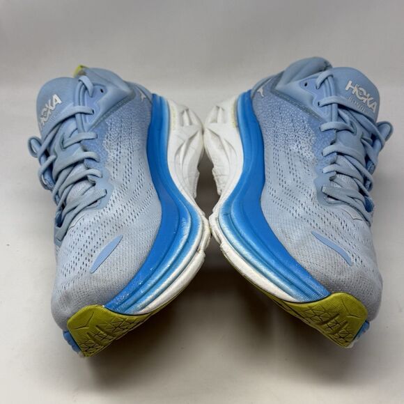 Hoka One One Bondi 8 Shoes Mens 12 D Blue Comfort Running Walking Sneakers FLAWS - Picture 6 of 16